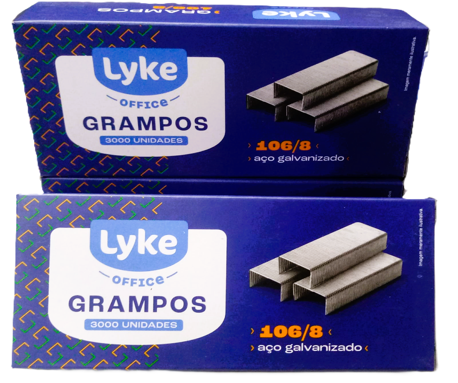 GRAMPOS 106/8 GALVANIZADO C/ 3