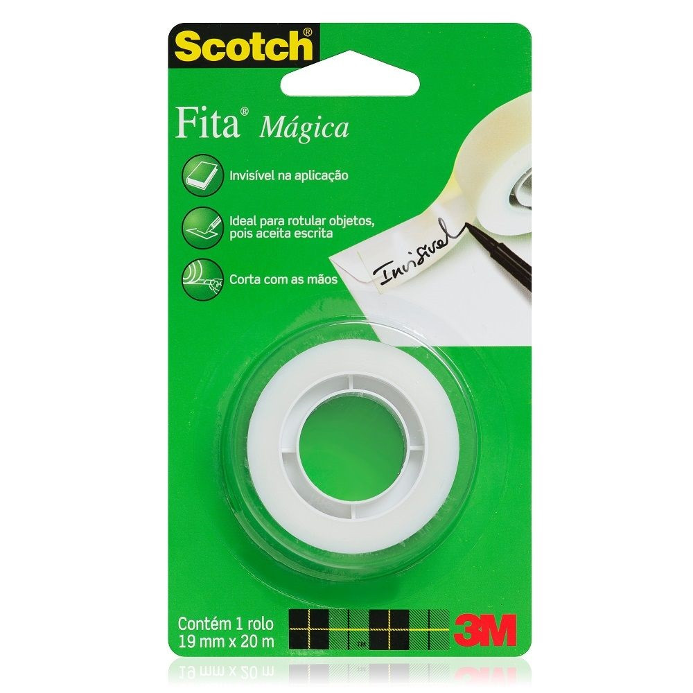 FITA MAGICA 19X20MTS 3M C/1 >