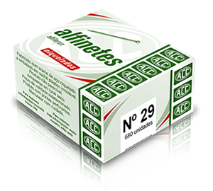 ALFINETE CABECA N29 CX C/ 50GR