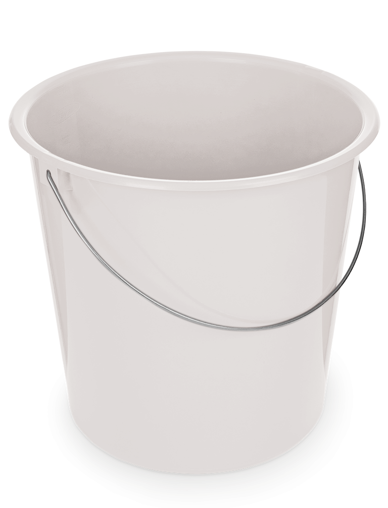 BALDE PLASTICO 8L BRANCO R.160