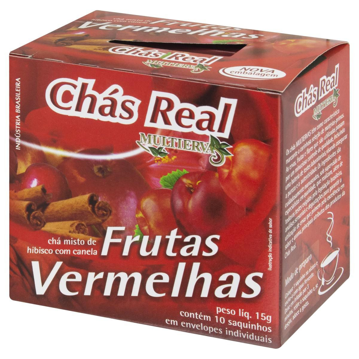 CHA MULTIERVAS FRUTAS VERMELHA