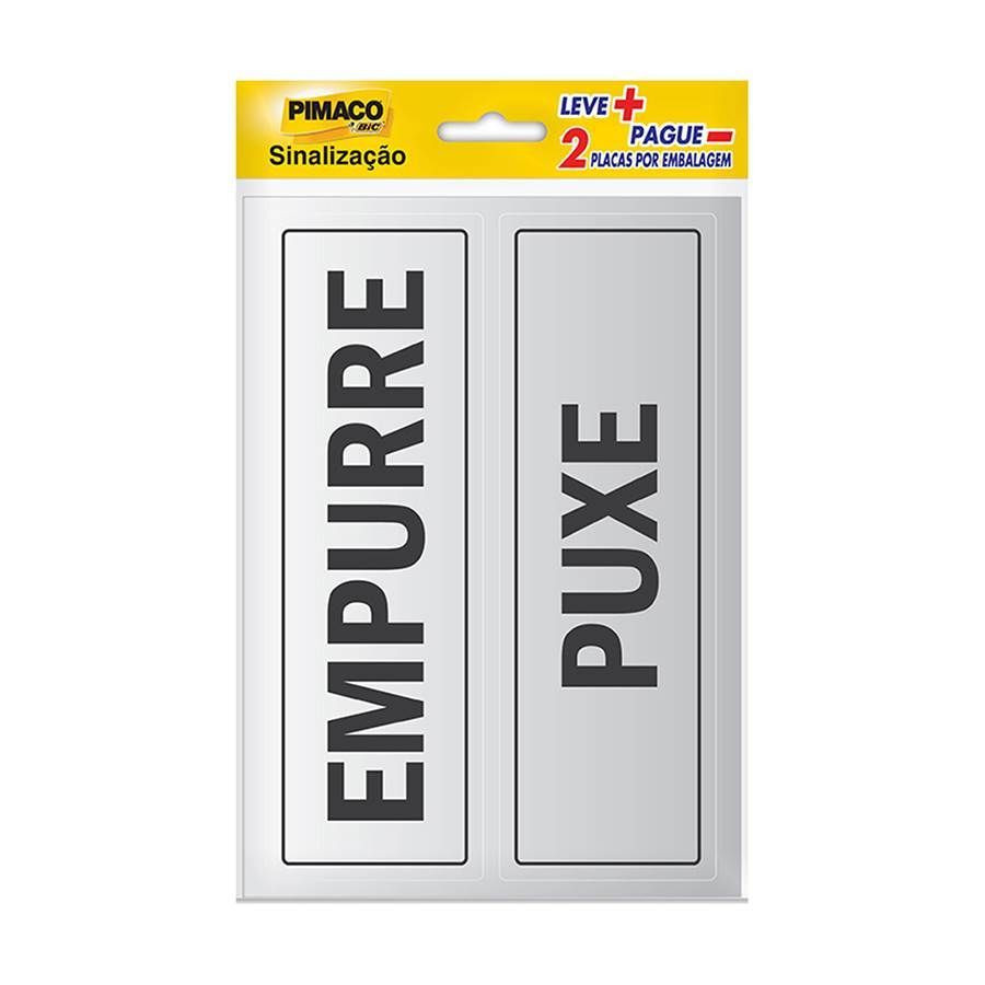 ETIQ. ( EMPURRE / PUXE ) 6,5X2