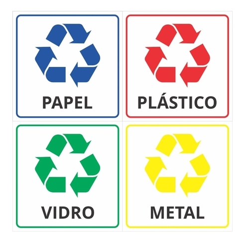 ETIQUETA SINAL.C/2 LIXO REC.ME