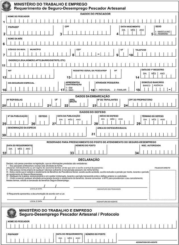 REQ. SEGURO DESEMPREGO A4 LASE