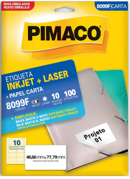 ETIQUETA 8099F CARTA 10FLS 46,