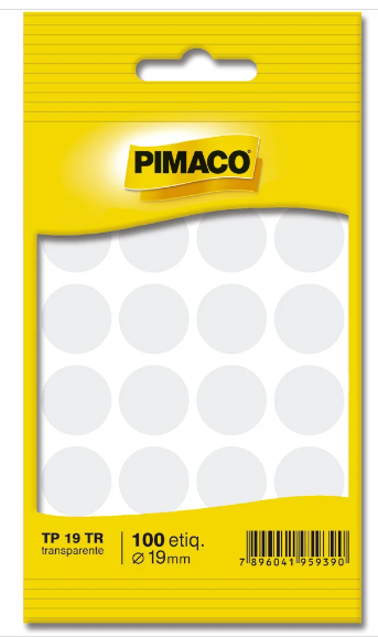 ETIQUETA TP19TR TRANSPARENTE C