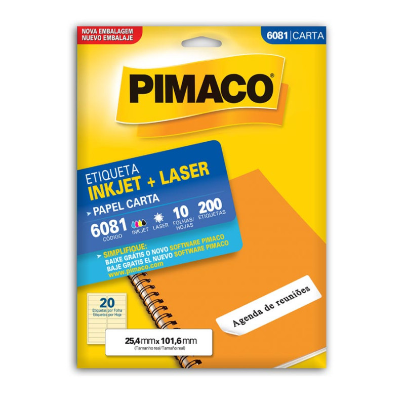 ETIQ. 6081 CARTA 10FLS 25,4X10