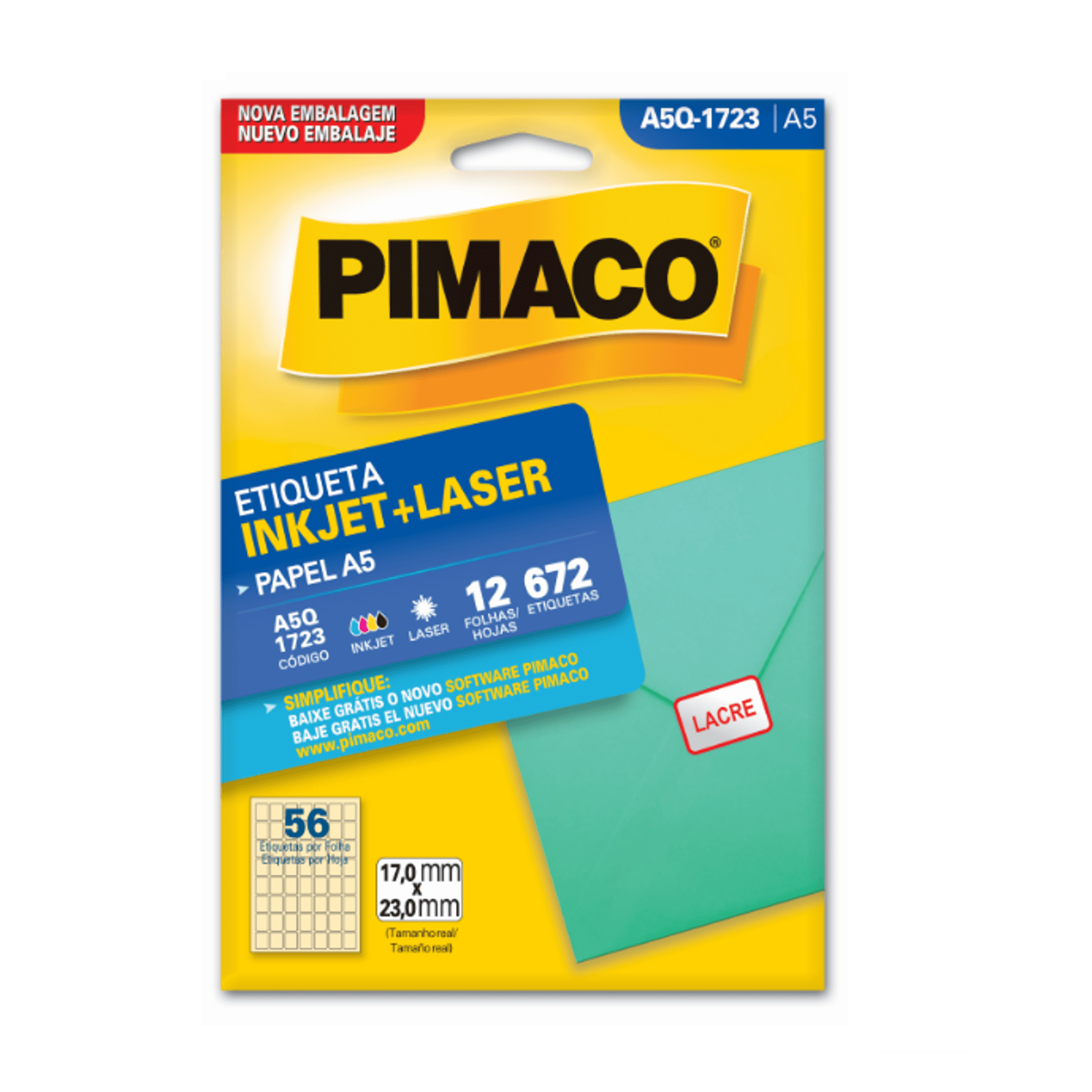 ETIQUETA A5Q1723 17X23 12FLS P
