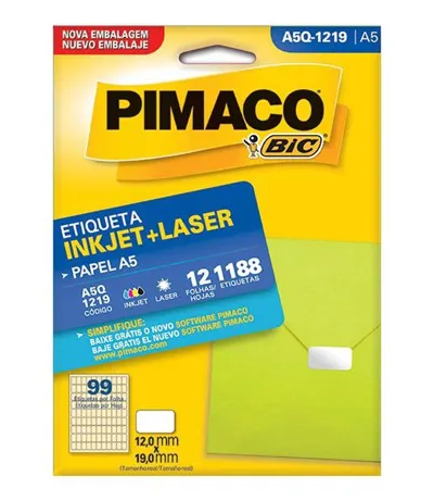 ETIQUETA A5Q1219 12X19 12FLS P