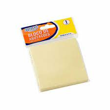 BLOCO ADESIVO 76X76 AMARELO 10