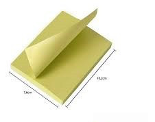 BLOCO ADESIVO 76X102 AMARELO 1