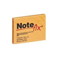 BLOCO ADESIVO NOTEFIX 3M 76X10