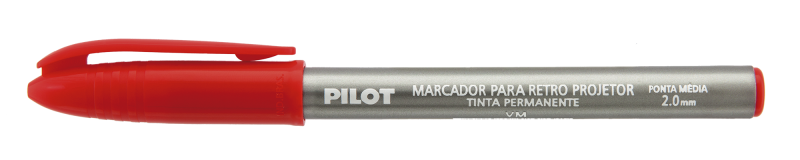 CANETA RETRO. 2.0MM PILOT VERM