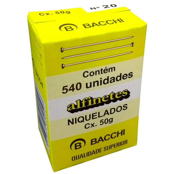 ALFINETE CABECA N20 BACCHI 50G