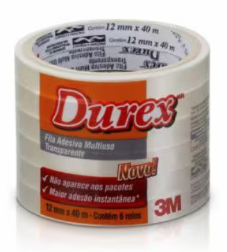 FITA DUREX 12X40MTS 3M >