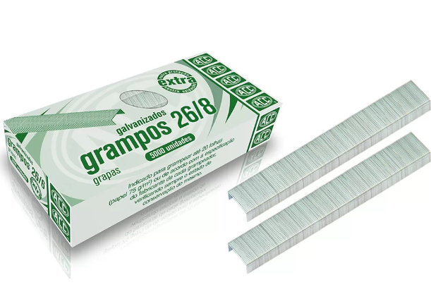 GRAMPO 26/6 ACC GALVANIZADO  2