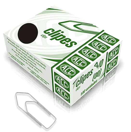 CLIPS 4/0 ACC GALV. 500GR CX C