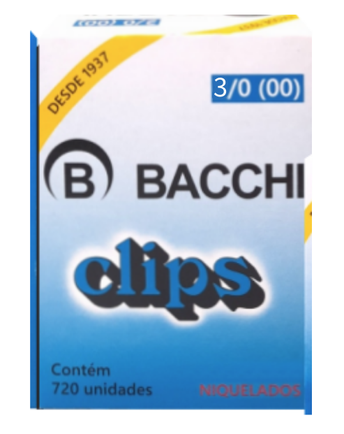 CLIPS 6/0 BACCHI NIQ. 500GR >