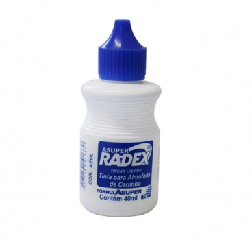 TINTA CARIMBO AZUL 40ML >