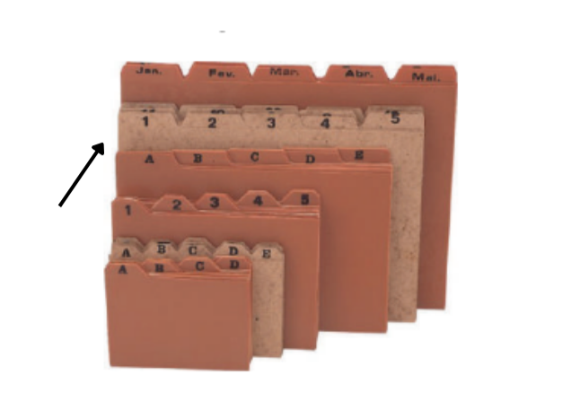 INDICE P/ FICHARIO PAPELAO AZ