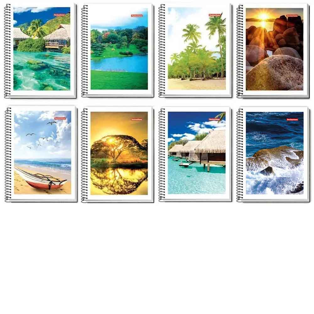 CADERNO 1/4 FLEXIVEL 96FLS >