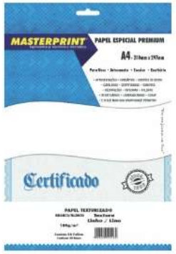 PAPEL A4 180GR TELA LINHO 50FL