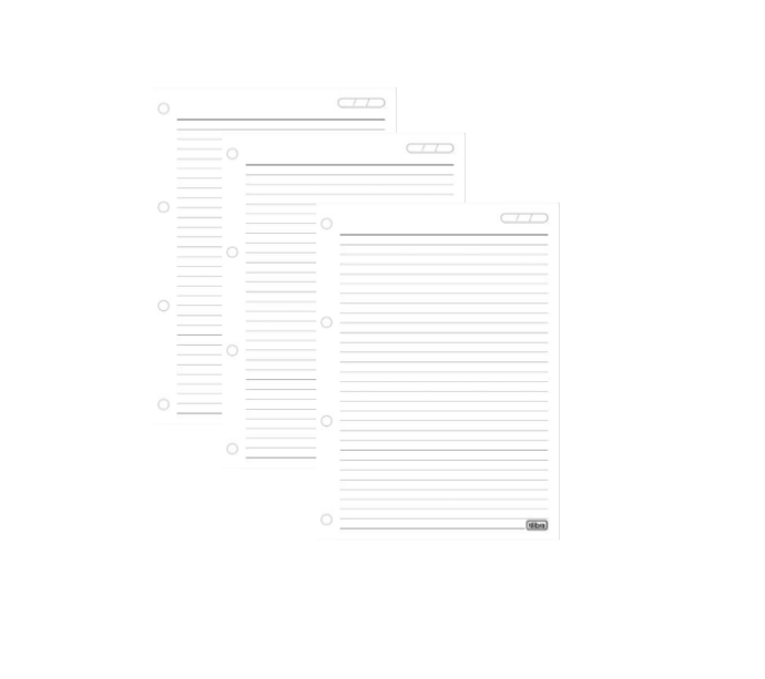 REFIL P/FICHARIO A4 C/PAUT