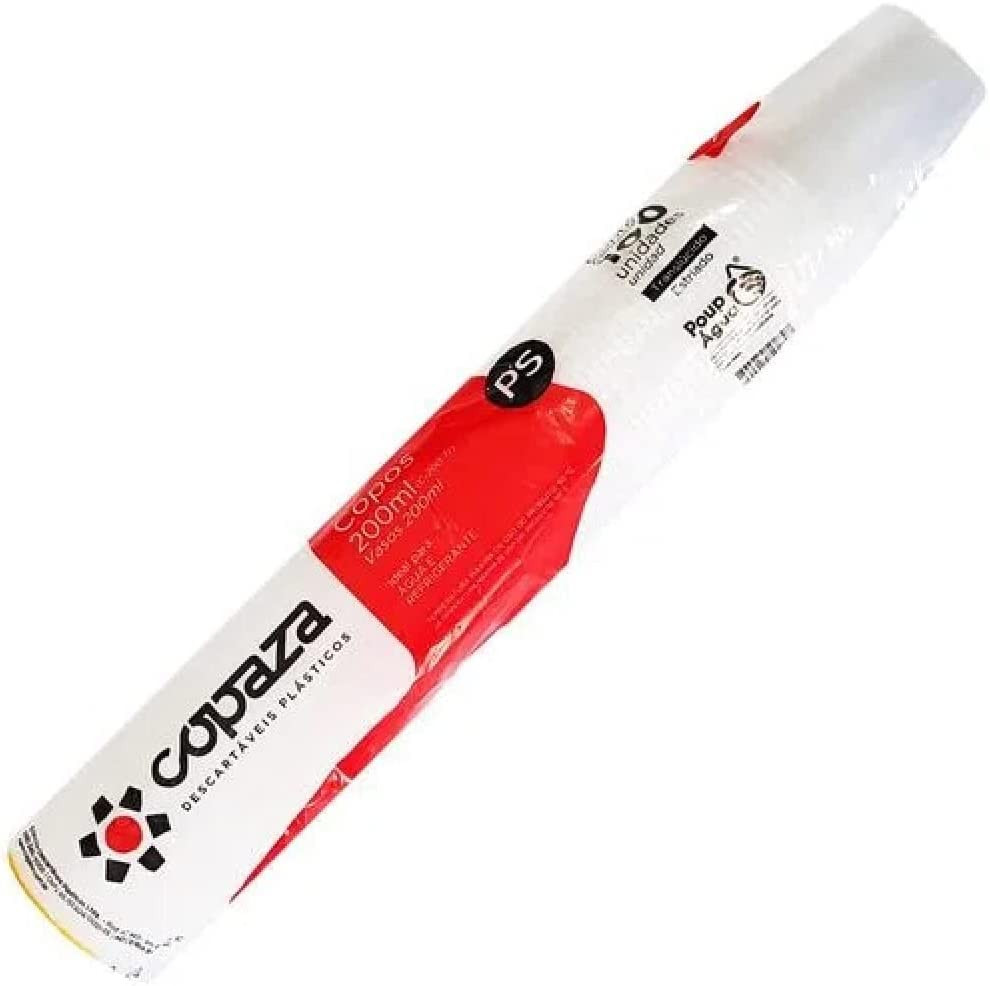 COPO PLAST. 200ML BR. PESADO 2