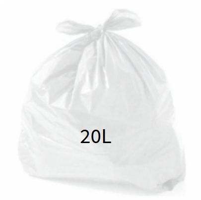 SACO DE LIXO 20LTS BRANCO ECON