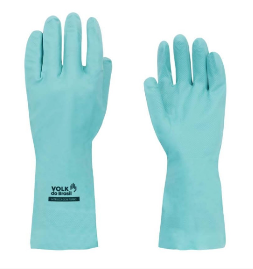 LUVA DE BORRACHA NITRILICA SLI