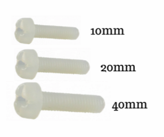 PARAFUSO PLASTICO 20MM