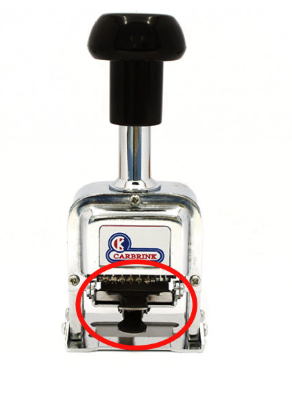 NUMERADOR AUTOMATICO 6 DIG PRG