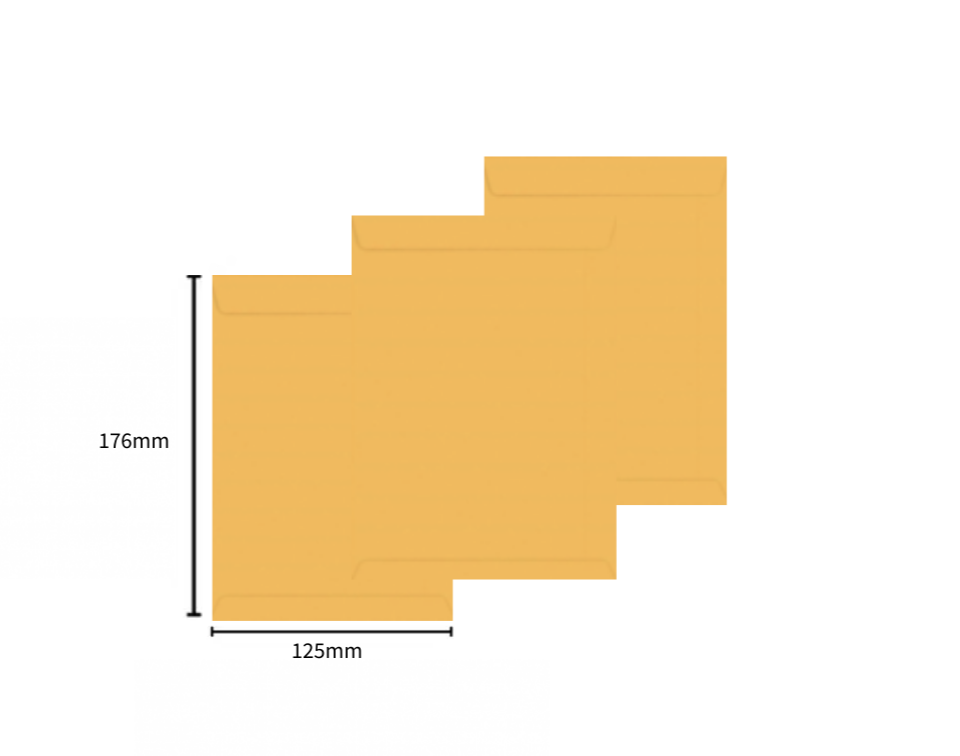 ENVELOPE KO18 OURO 125X176MM 8