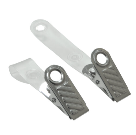 PRESILHA P/ CRACHA C/BOTAO MET