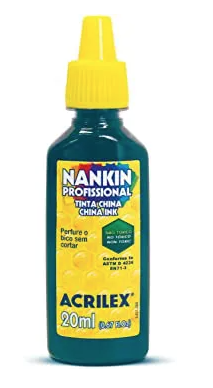 TINTA NANQUIM VERDE BANDEIRA 2