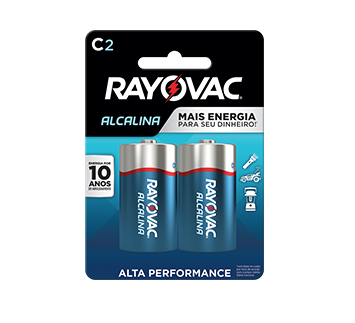 PILHA MEDIA ALCALINA RAYOVAC P