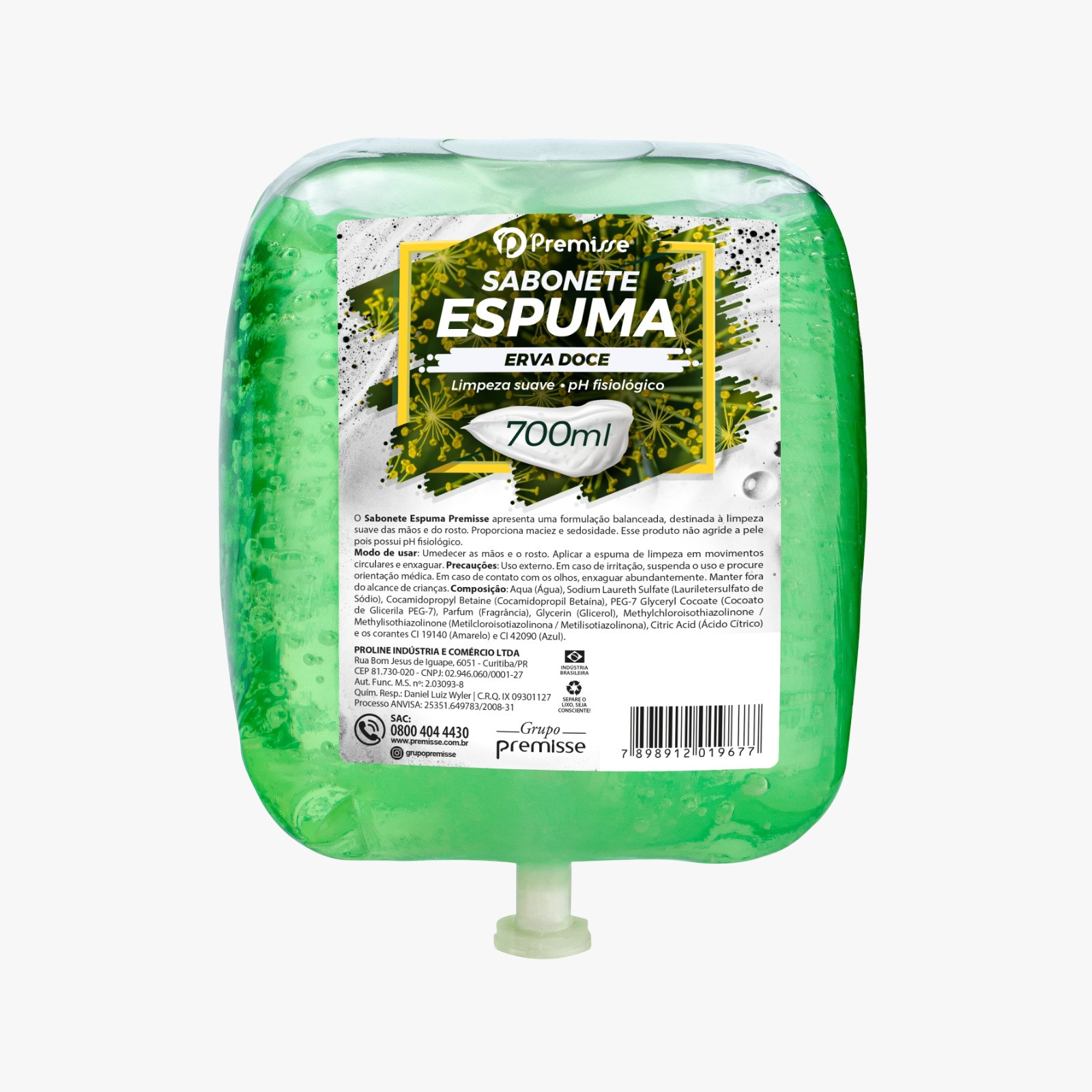 SAB. ESPUMA 700ML PREMISSE E.