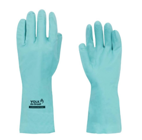 LUVA DE BORRACHA NITRILICA SLI