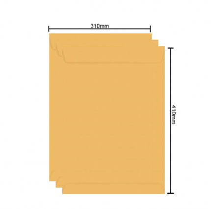 ENVELOPE OURO 370X450MM 80GR >