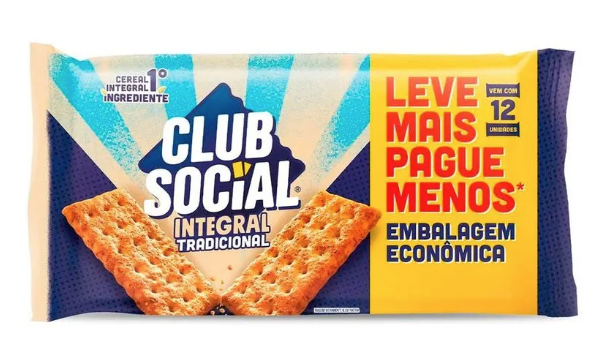 BISCOITO CLUB SOCIAL INTEGRAL