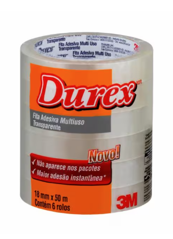 FITA DUREX 18X50MTS 3M