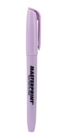 MARCA TEXTO LILAS PASTEL MASTE