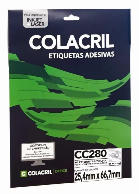 ETIQUETA 6280 CARTA 25FLS 25,4