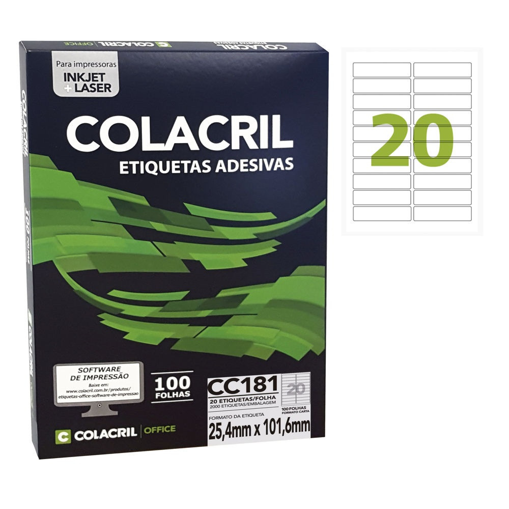 ETIQUETA 6181 CARTA 100FLS 25,