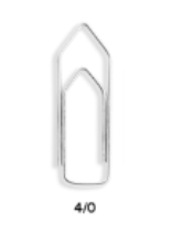 CLIPS 4/0 GALVANIZADO CX PEQUE