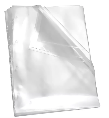 SACO PLASTICO A4 23X31 C/FURO