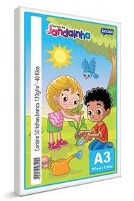 PAPEL A3 SULFITE 120GR C/50FLS