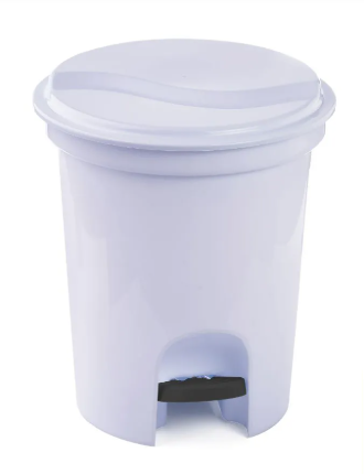 LIXEIRA BRANCA C/PEDAL 12LTS U