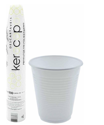 COPO PLAST. 200ML BRANCO ALTAC