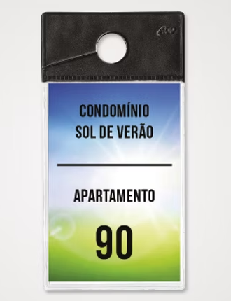 CRACHA AUTOMOVEL 90X140MM PRET